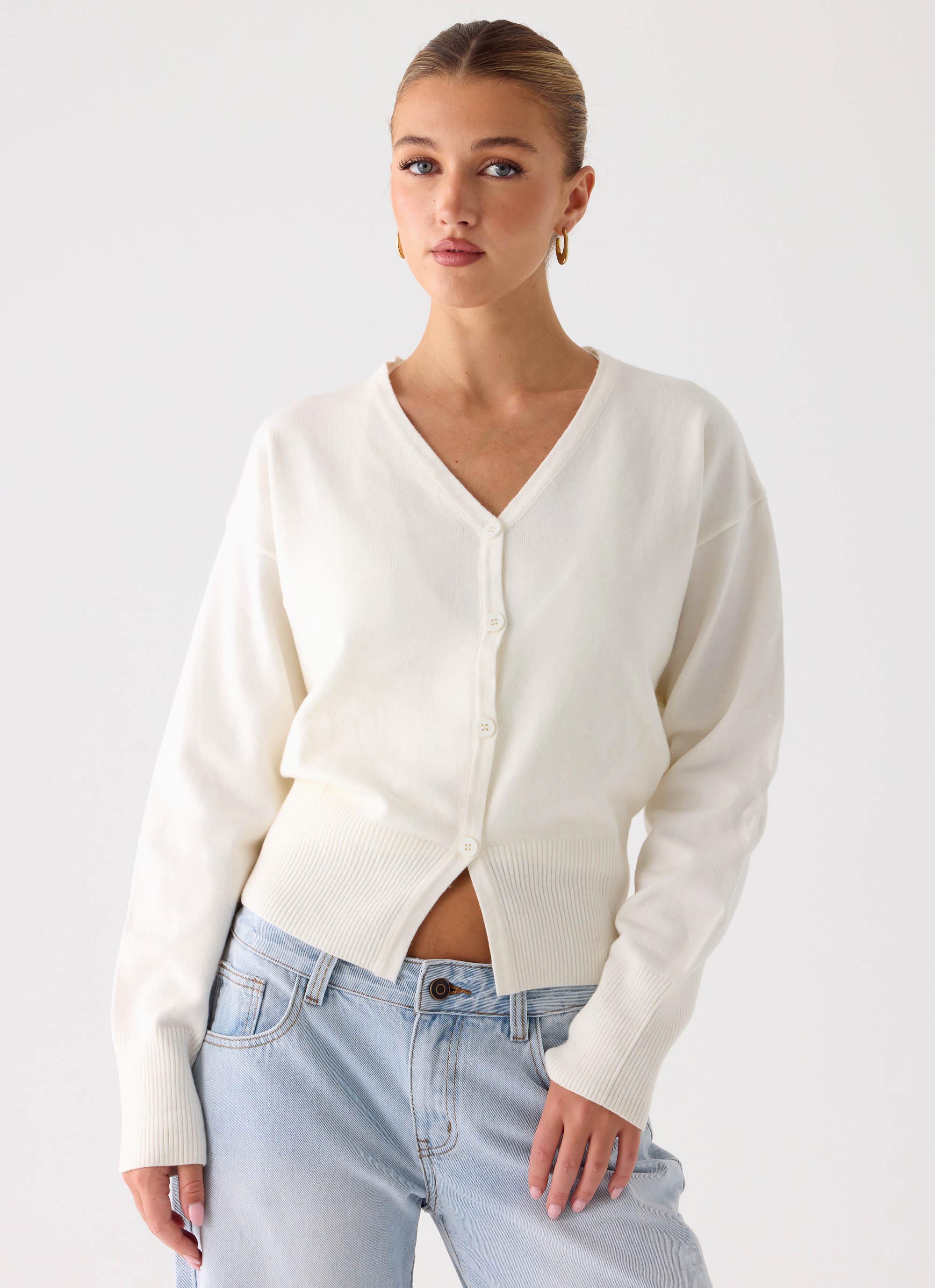 Arthur Knit Cardigan - Ivory