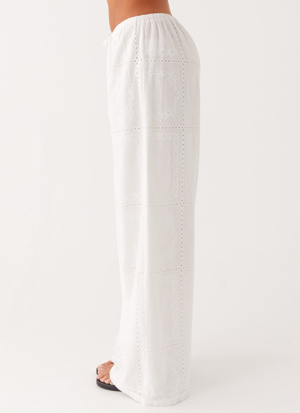 Bille Low Rise Pants - White
