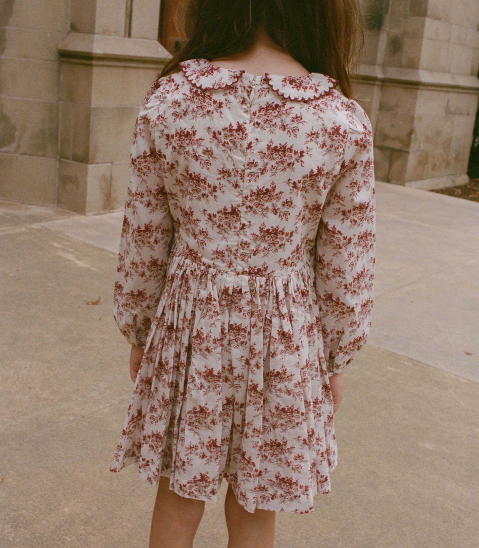 DARA DRESS -- IVORY ROSIER FLORAL