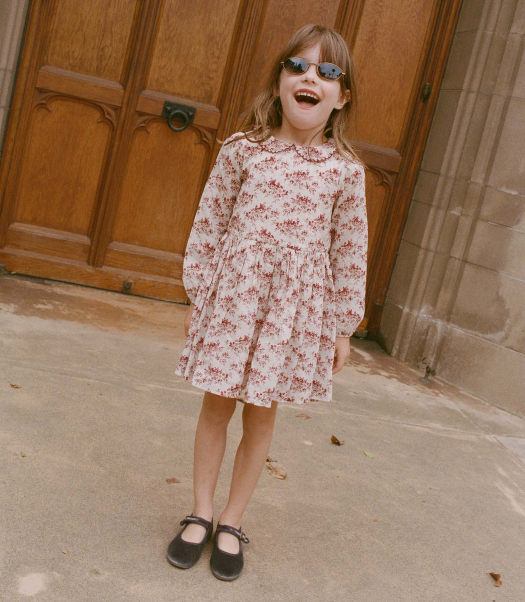 DARA DRESS -- IVORY ROSIER FLORAL