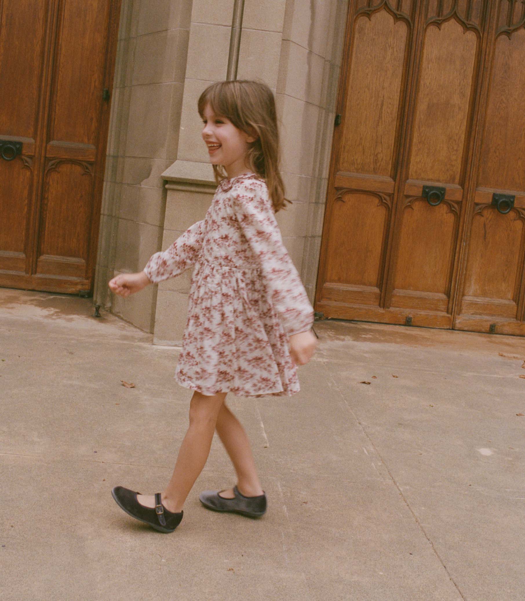 DARA DRESS -- IVORY ROSIER FLORAL