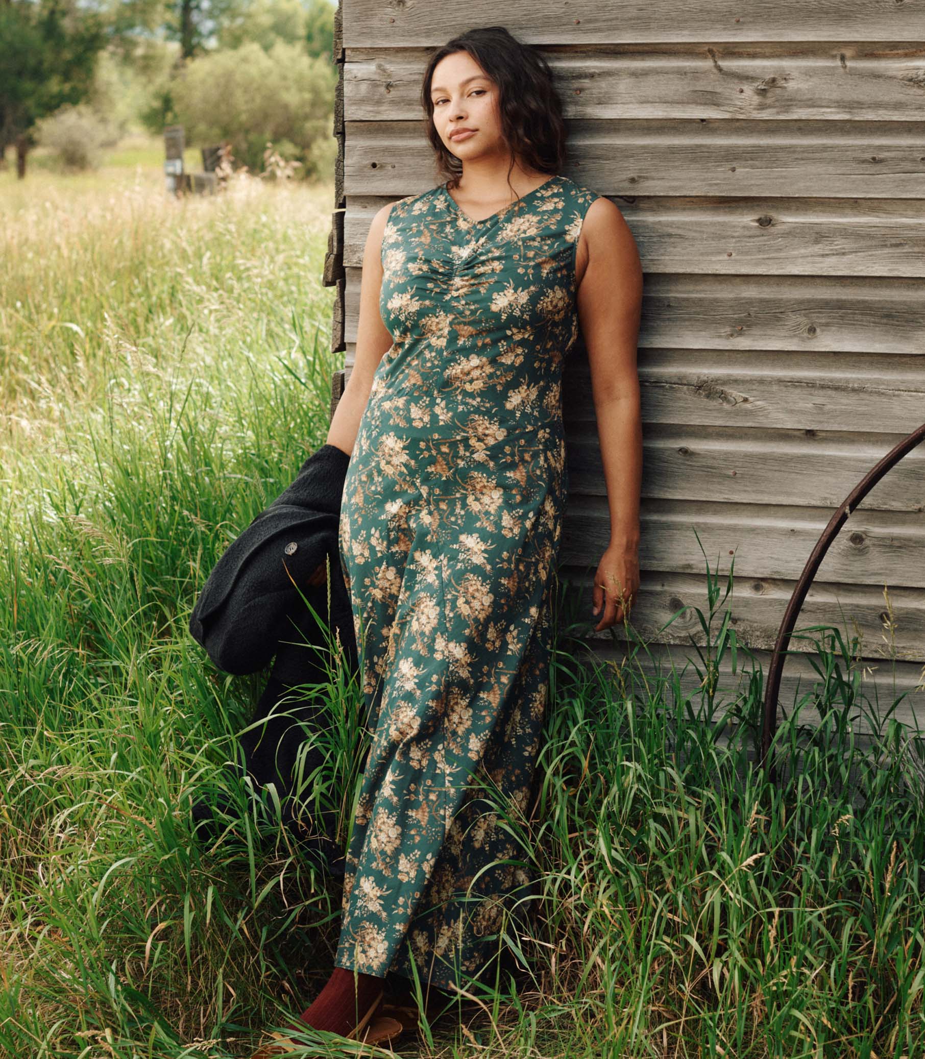 GINETTE DRESS -- LIBERTY FLORAL PARASOL