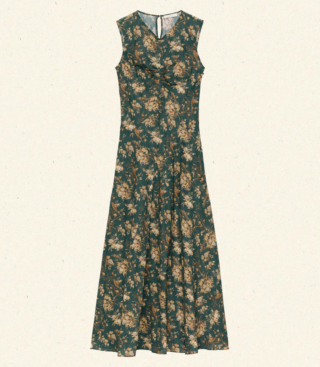 GINETTE DRESS -- LIBERTY FLORAL PARASOL