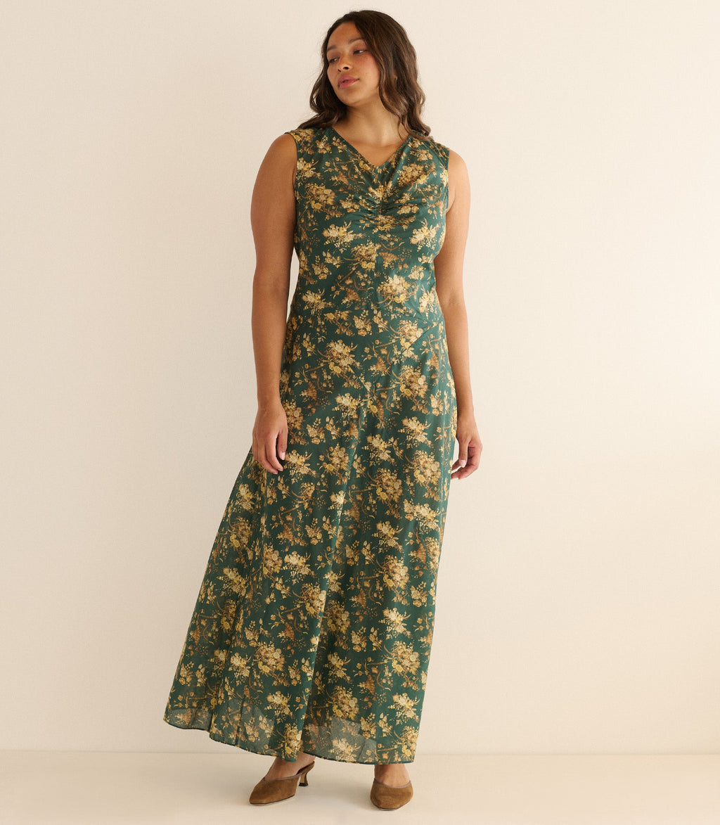 GINETTE DRESS -- LIBERTY FLORAL PARASOL