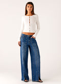 Grayson Straight Leg Jeans - Denim Blue