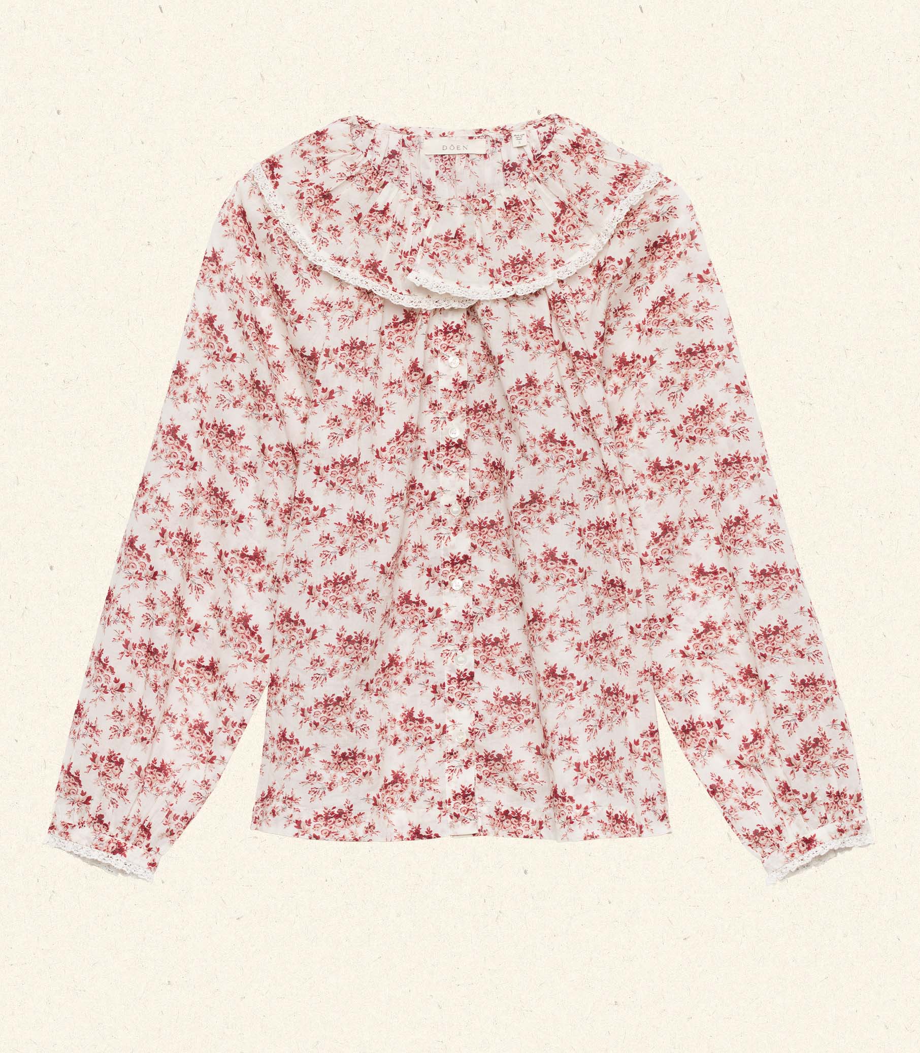 JEAN TOP -- IVORY ROSIER FLORAL