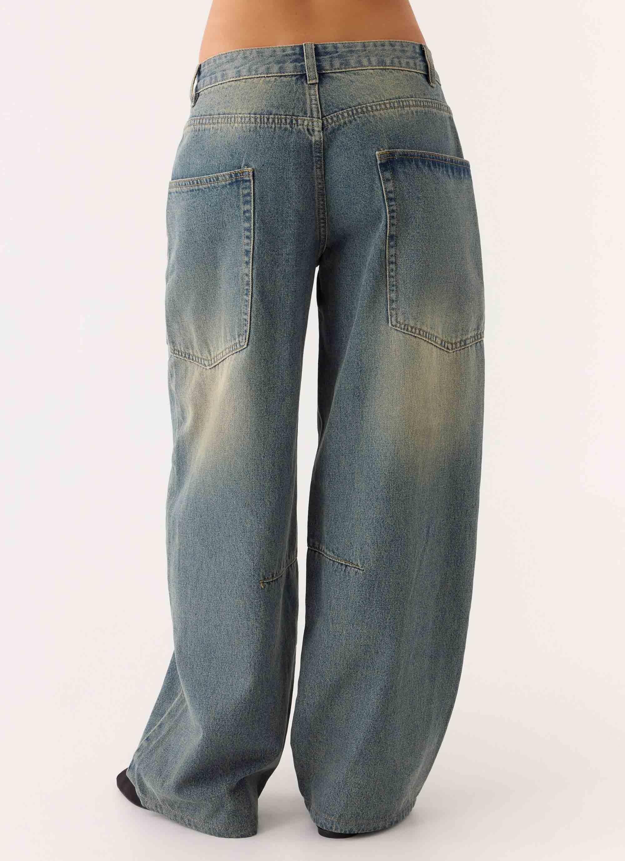 Joseph Low Rise Jeans - Vintage Wash Blue