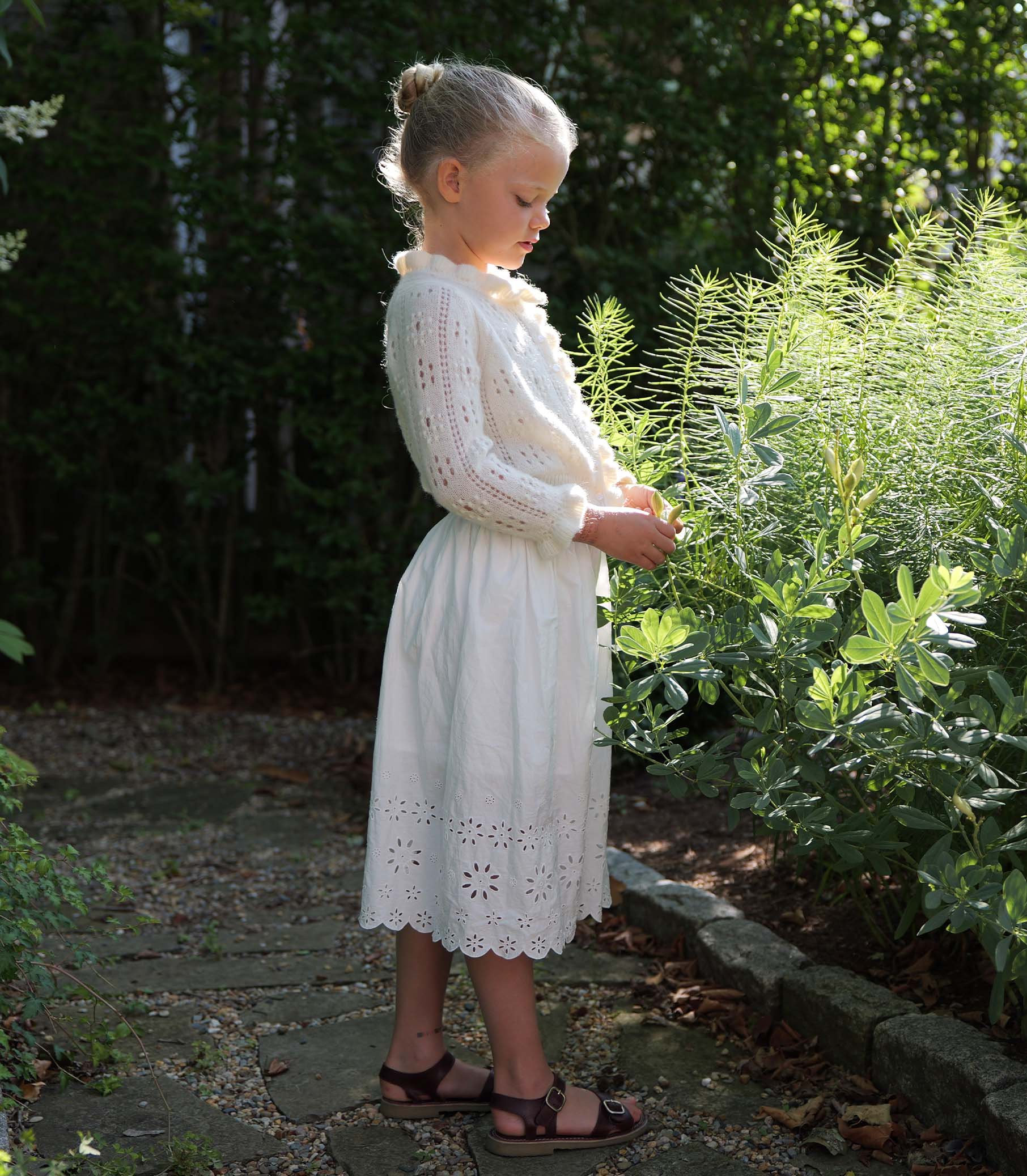 LITTLE CLAUDIE CARDIGAN -- IVORY