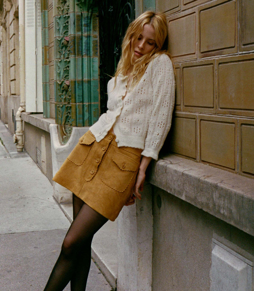 CLAUDIE CARDIGAN -- IVORY