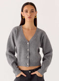 Orla Knit Sweater - Grey