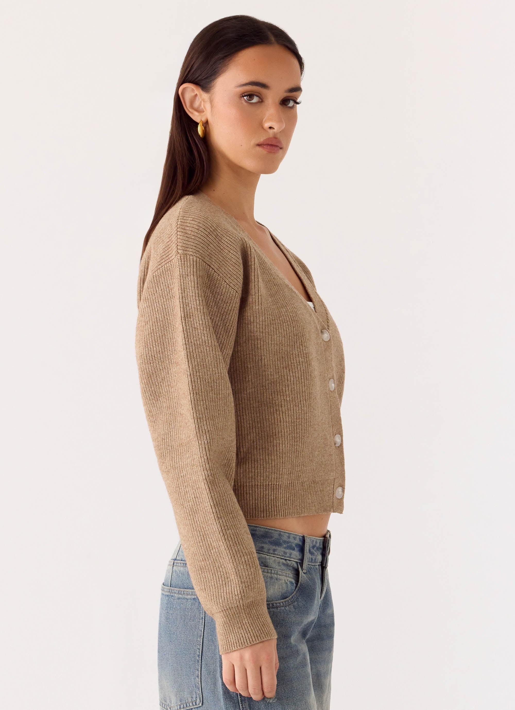 Orla Knit Sweater - Taupe