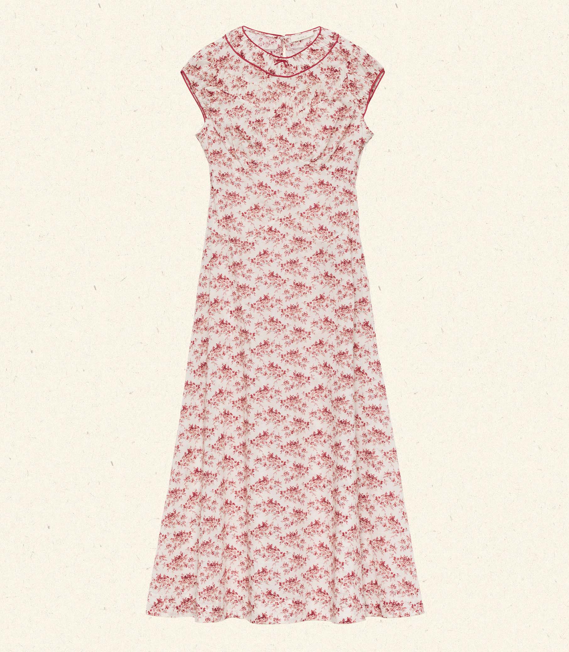 RAPHAELA DRESS -- IVORY ROSIER FLORAL