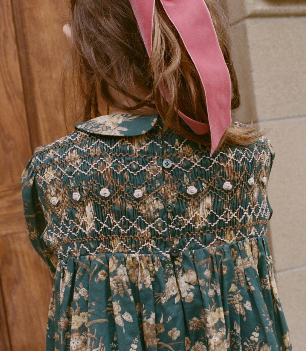 ROSEMARIE DRESS -- LIBERTY FLORAL PARASOL