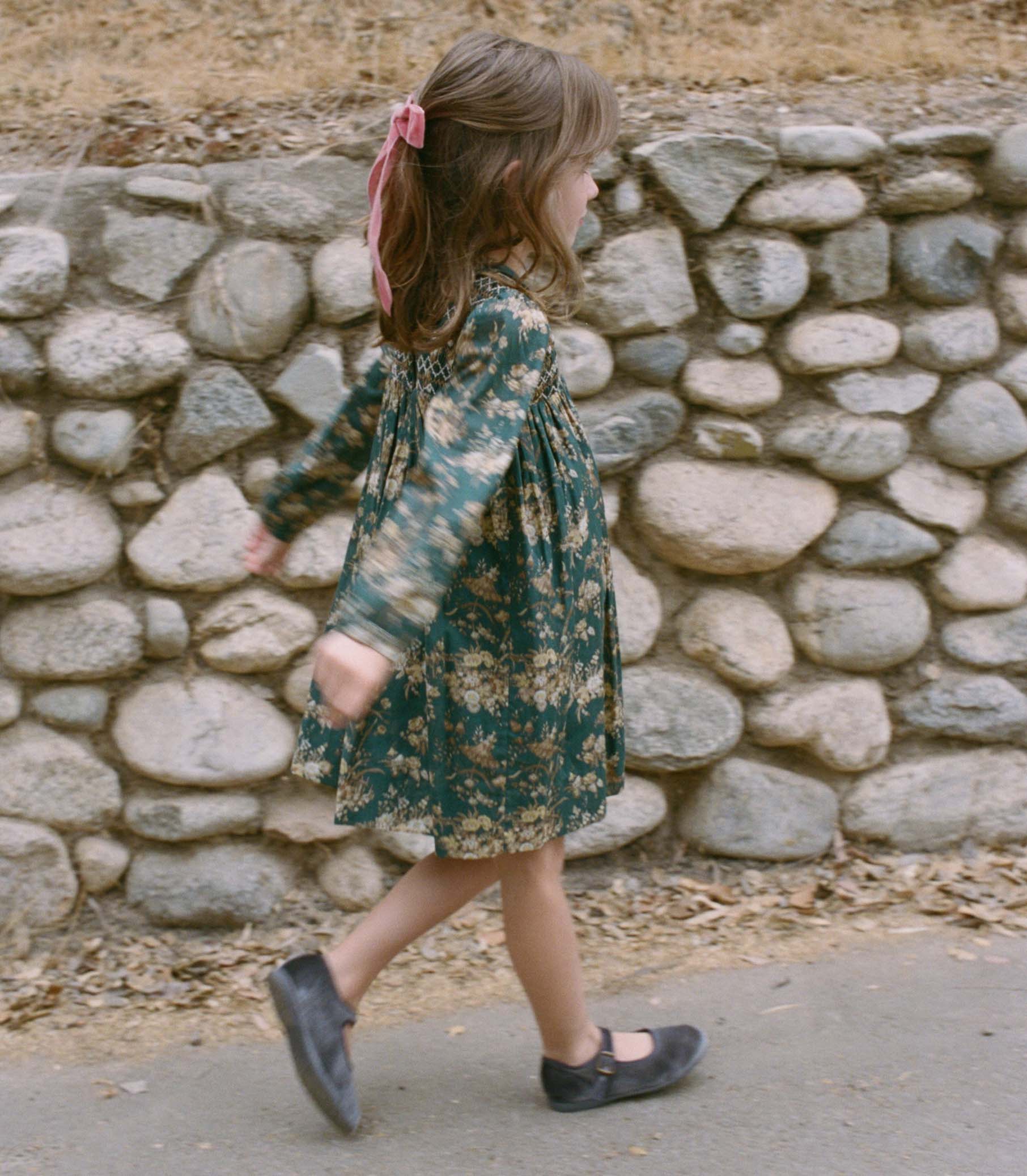 ROSEMARIE DRESS -- LIBERTY FLORAL PARASOL