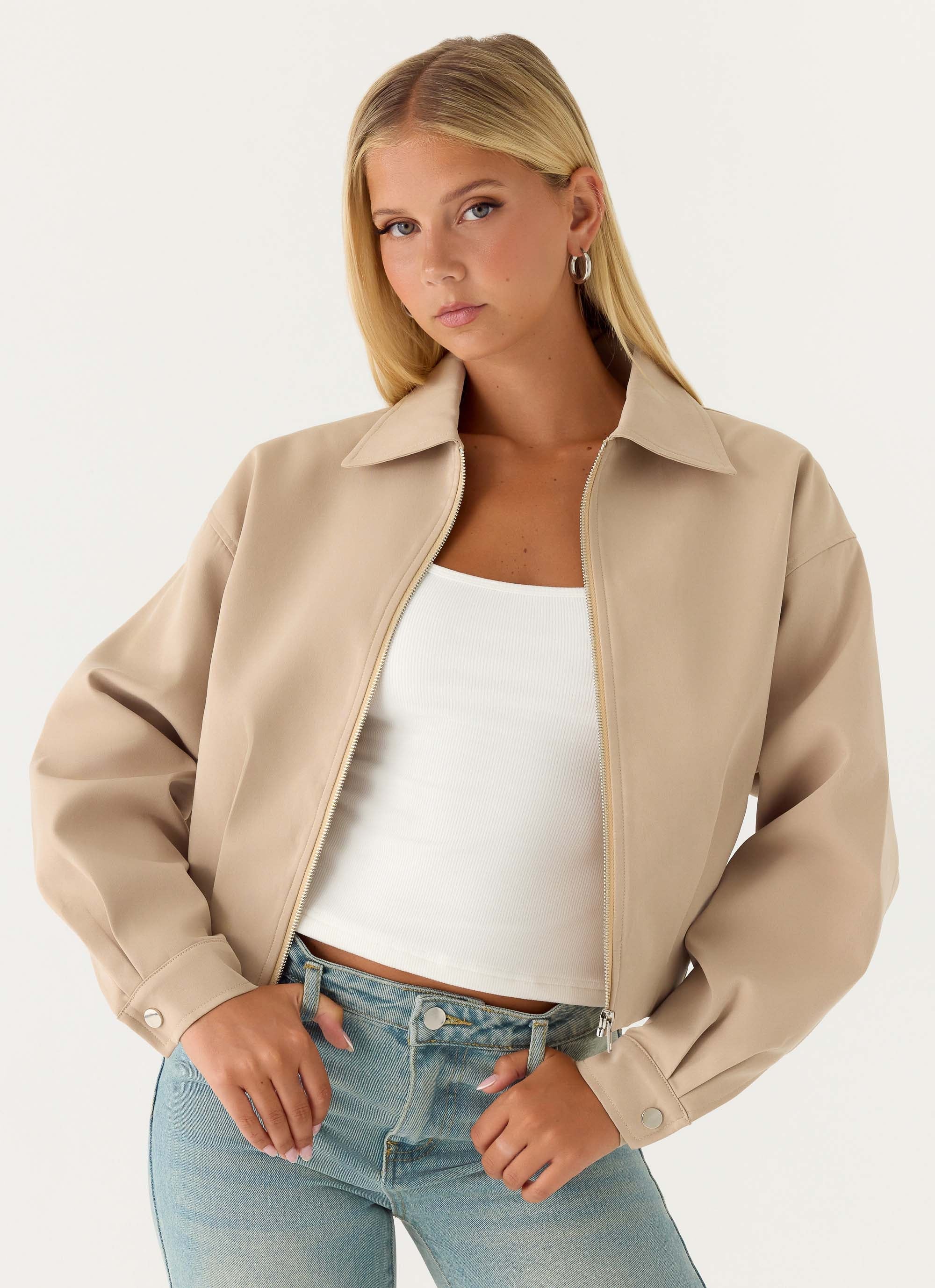 Ready To Go Jacket - Beige