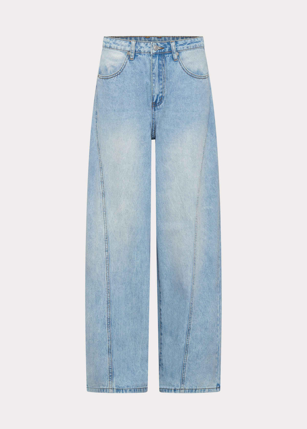 Timeless Wide Leg Jeans - Bleached Blue