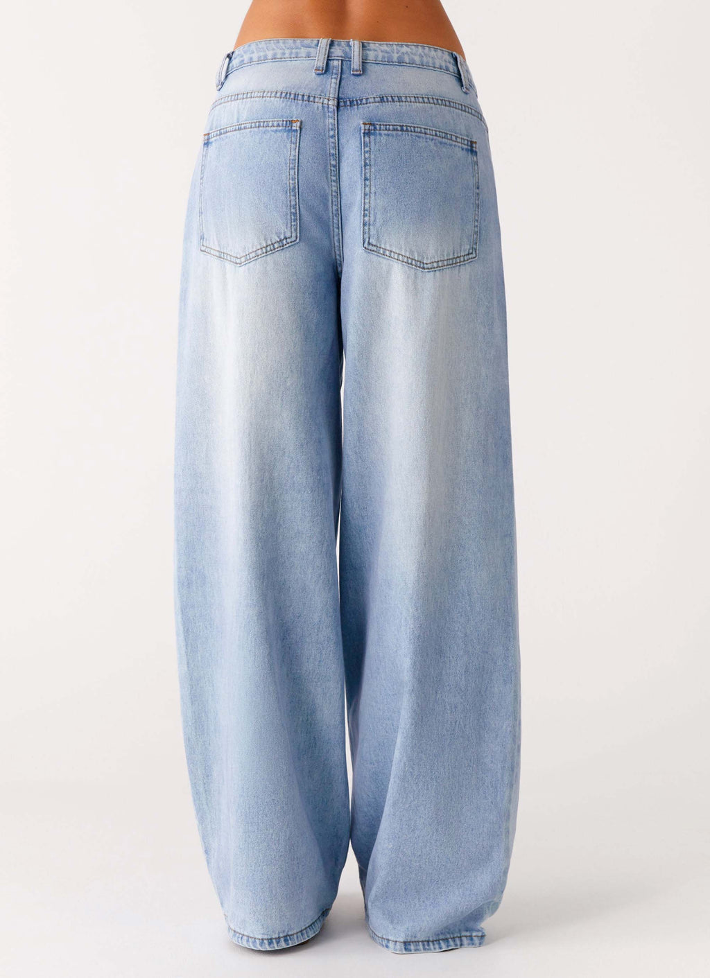 Timeless Wide Leg Jeans - Bleached Blue